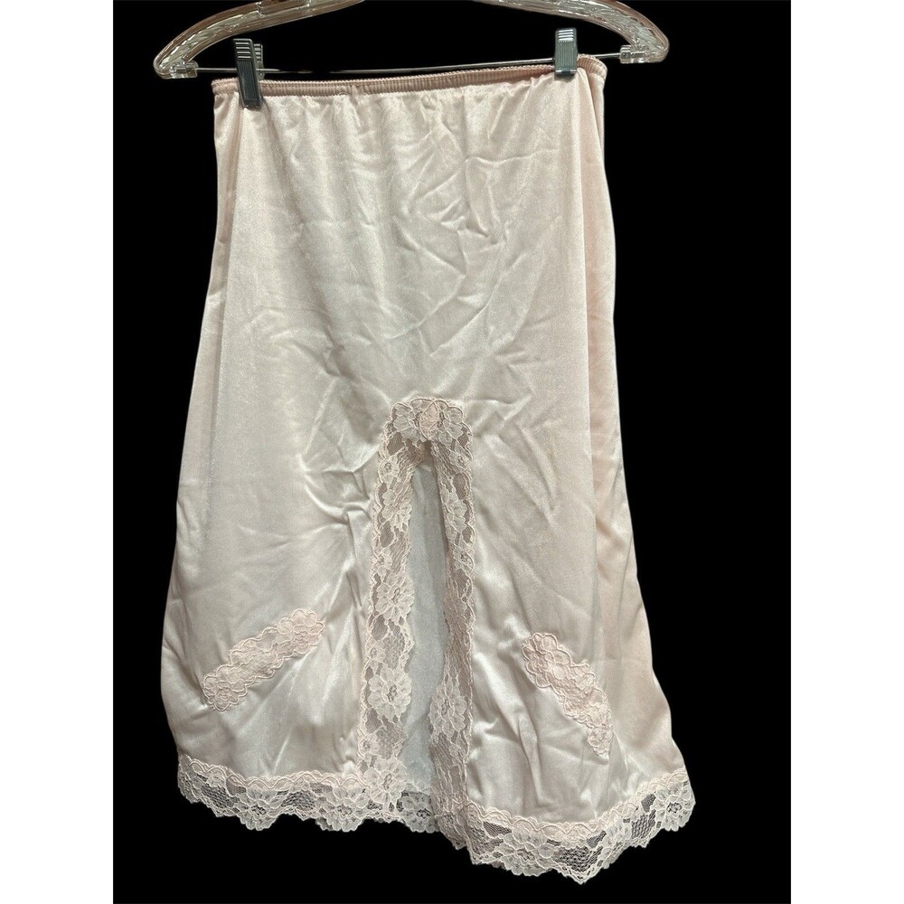 Vintage Slip With Lace Detail Sz m
